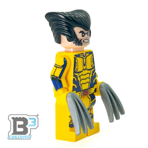 Custom Wolverine Minifig made using LEGO parts