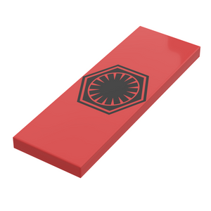 Custom LEGO First Order Tile Banner Flag