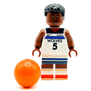 Custom LEGO Anthony Edwards Minnesota Timberwolves Minifigure