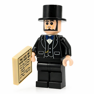 Custom LEGO Abraham Lincoln Minifig