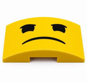 Custom LEGO Benny Upscale Astronaut Sad Tile