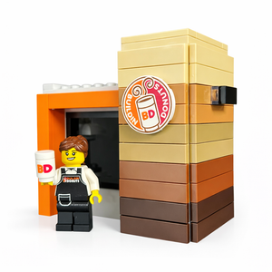 Custom LEGO Dunkin Donuts Food Stand