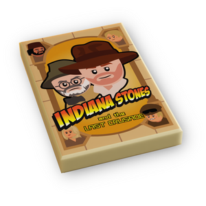 Custom LEGO Indiana Jones and the Last Crusade Movie Tile