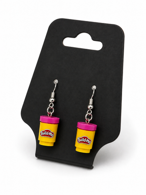 Custom LEGO Play-Doh Earrings