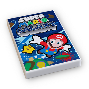 Custom LEGO Super Mario Galaxy Video Game Tile