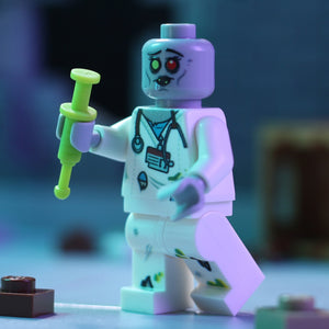 Custom LEGO Zombie Nurse Minifig