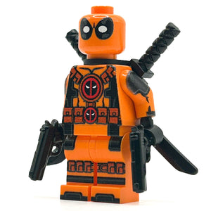 MERC (Orange) Minifig made using LEGO parts