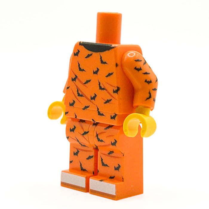 Halloween Bat PJs Minifig Body - B3 Customs