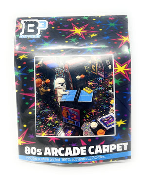 80's Arcade Carpet 6x6 Tiles (Bursts) - Pack of 10 made using LEGO parts