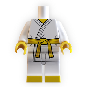 Yellow Belt Karate Minifig Body