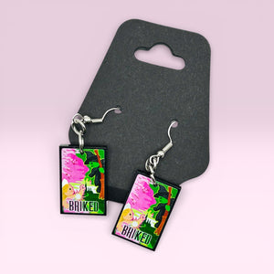 Bricked Movie Tile Earrings