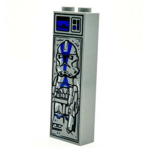 P2 501st Trooper in Carbonite (1x2x5 Brick)