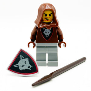 Wolfpack Bandit (Spear) - Custom Castle Minifigure