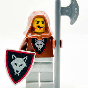 Wolfpack Bandit (Halberd) - Custom Castle Minifigure