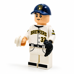 #32 MIL Pitcher Baseball Player Minifig