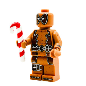 Christmas Gingerbread BREADPOOL Minifig