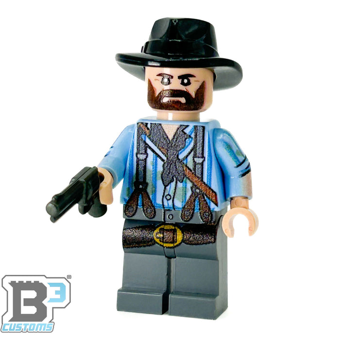 Arthur Red Brick Redemption Minifig made using LEGO parts - B3 Customs