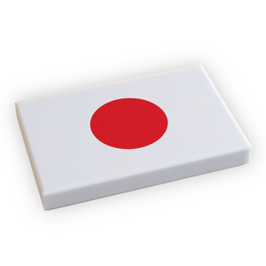 Custom LEGO Japan Flag Tile