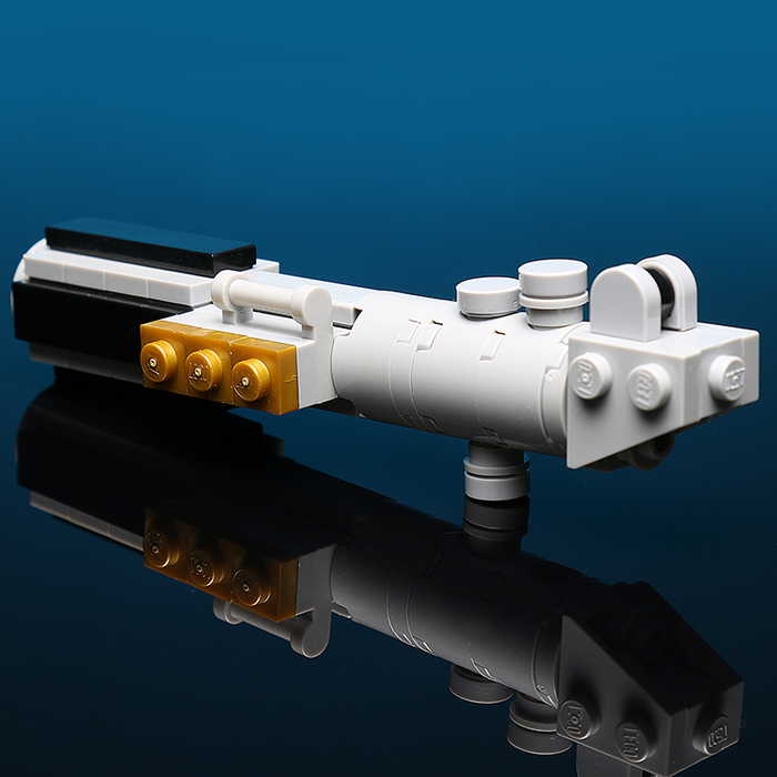 Luke's Blue Lightsaber Building Kit made using LEGO parts - B3 Customs