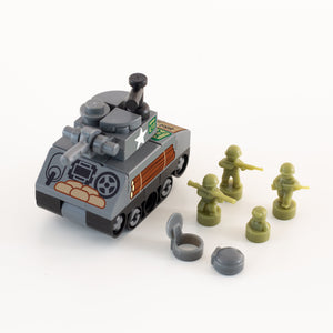 Nano M4 Sherman WW2 Tank - Custom Military Set