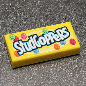 Studgoppers - Custom Printed 1x2 Tile