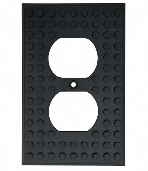 Toy Brick Duplex Outlet Face Cover LEGO Compatible