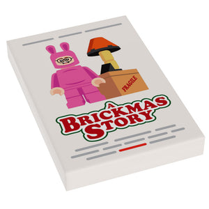 Custom LEGO A Christmas Story Movie Tile