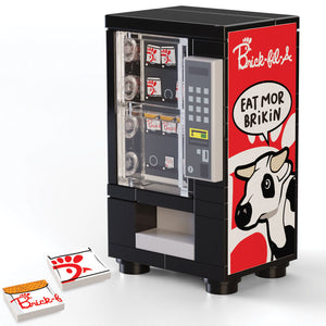 Brick-Fil-A Vending Machine made using LEGO parts