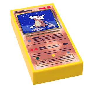 Custom LEGO Cubone Pokemon Card Tile