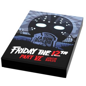 Custom LEGO Friday the 13th Movie Tile