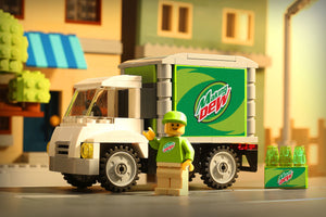 B3 Customs Making Dew Soda Delivery Truck with Minifigure