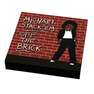 Custom LEGO Michael Jackson Off the Wall Music tile