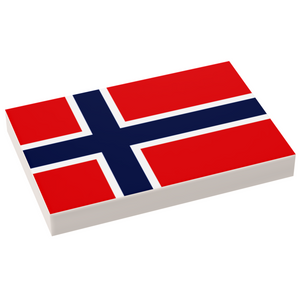 Norway Flag (2x3 Tile)