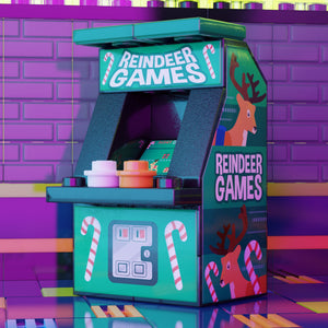 B3 Customs Reindeer Games Arcade made using LEGO bricks