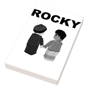 Custom LEGO Rocky Movie Cover Tile