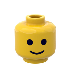 Custom Classic Smile Head made using LEGO part