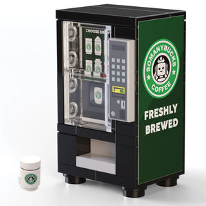 Somanybucks Coffee Vending Machine made using LEGO parts