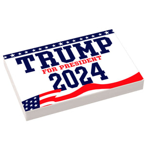 Custom LEGO Trump 2024 Election Sign