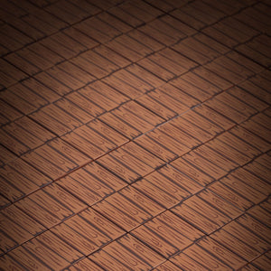Dark Hardwood Tile Part Pack (20 Tiles) made with LEGO parts - B3 Customs