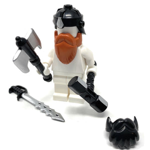 Plunderer - Dwarf Warrior Minifig Pack - BrickForge