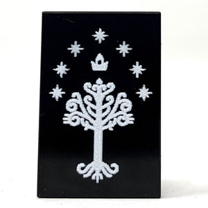 Custom LEGO Gondor Banner Flag Tile Lord of the Rings