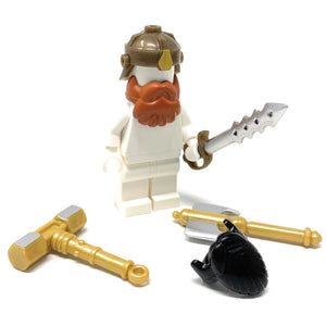 Weaponsmith - Dwarf Warrior Minifig Pack - BrickForge