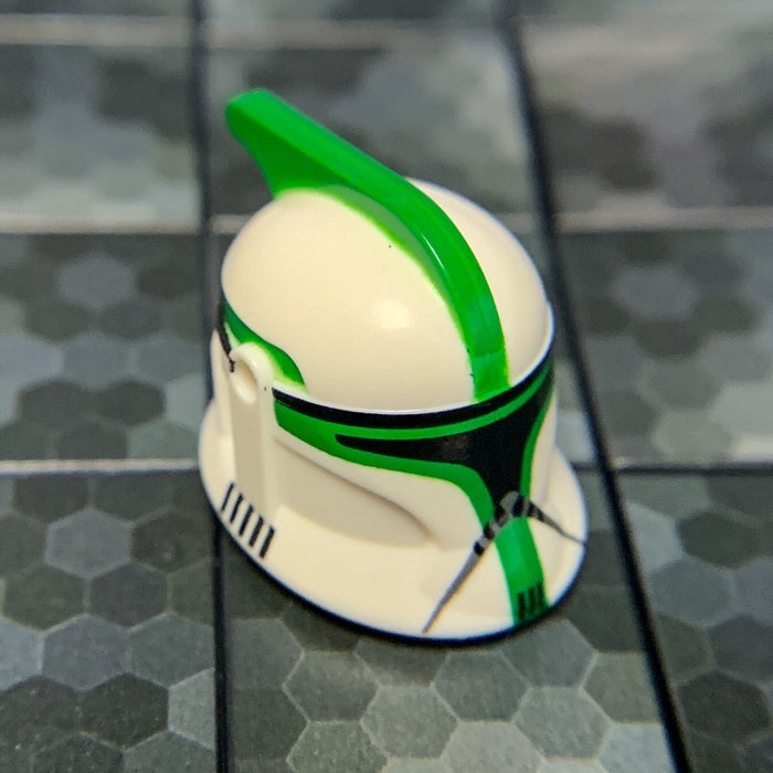 Sergeant Clone Trooper Helmet (Phase 1, Green) - Clone Army Customs