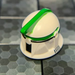 Sergeant Clone Trooper Helmet (Phase 1, Green) - Clone Army Customs