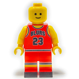 #23 Chicago Blurs - B3 Custom® Basketball Player Minifig