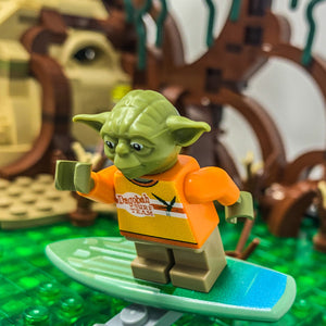 B3 Customs® Dagobah Surf Team Yoda Minifig (Limited Edition, Only 50 Made)