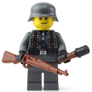 LEGO German Kar98 WW2 Soldier - Custom LEGO Military Minifigure