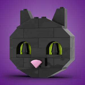 Custom Halloween Black Cat made using LEGO parts