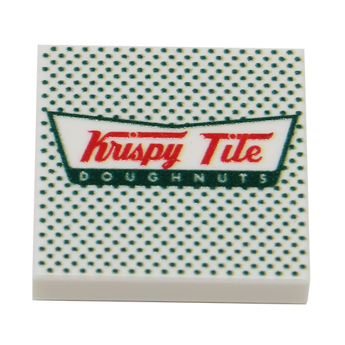 Krispy Tile Doughnuts Tile made using LEGO part - B3 Customs