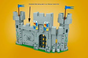 Castle Wall (Breakable) - Custom Castle Modular Building Set